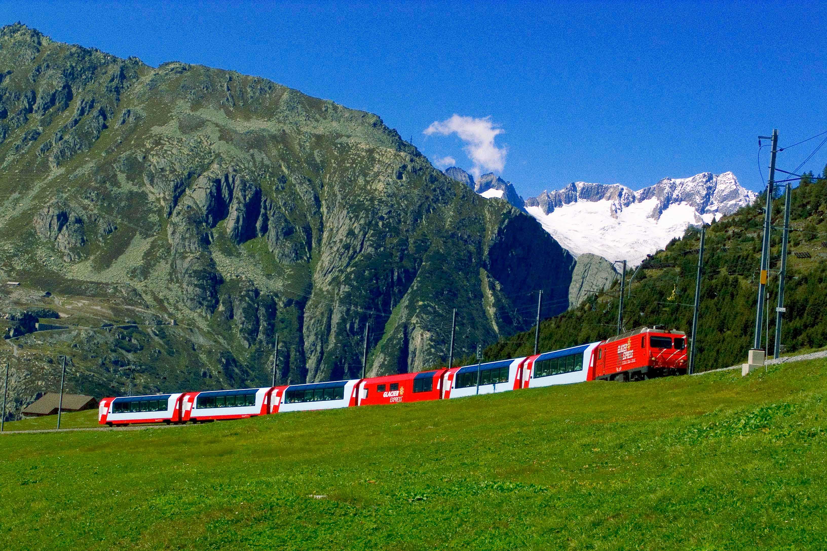 Панорамный поезд Glacier Express